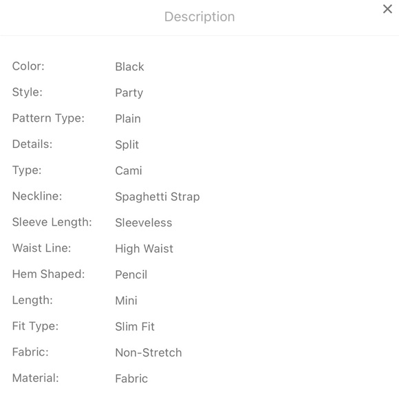 Split Satin Bodycon Dress🖤 - Picture 4 of 4